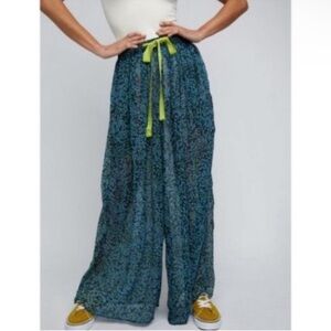 Free People Intimately Sleepin' In Pants Navy Combo NEW